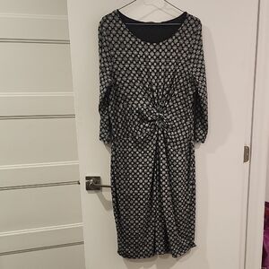 P2P 19" Betty Barclay Elegant Black and White Patterned Dress